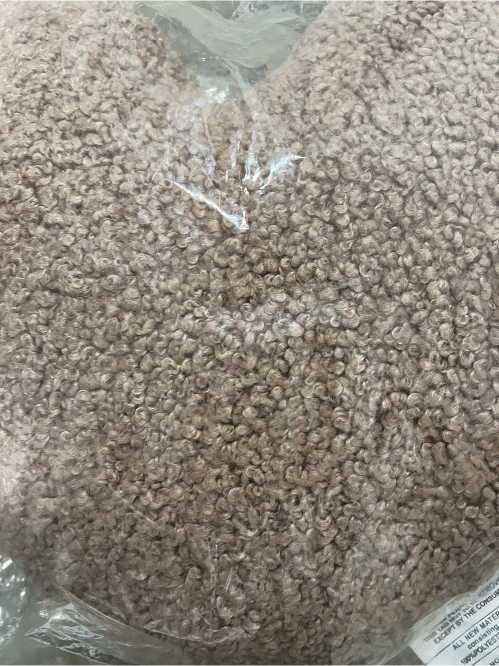 Pottery Barn Heart Pillow - Dusty Rose
